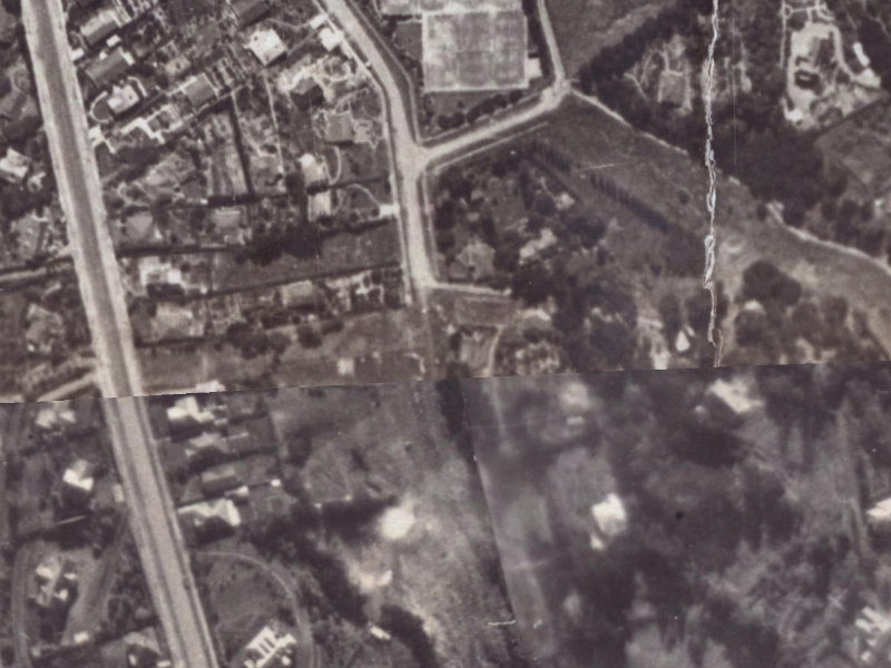 25 Valley Road from the air, 1925-1929