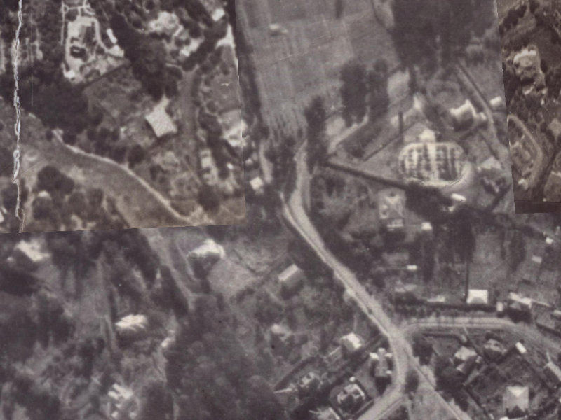 50 Dyers Pass Road from the air, 1925-1929