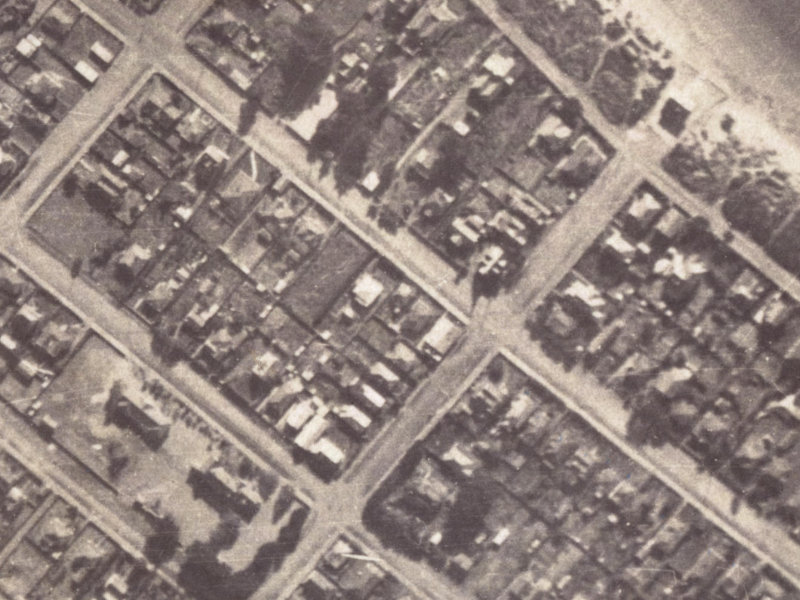 12 Wiggins Street from the air, 1925-1929