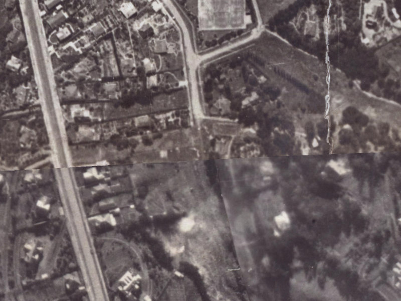 26A Valley Road from the air, 1925-1929