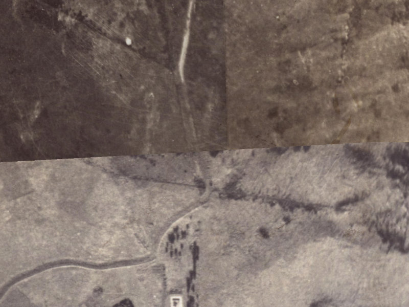 117 Huntsbury Avenue from the air, 1925-1929