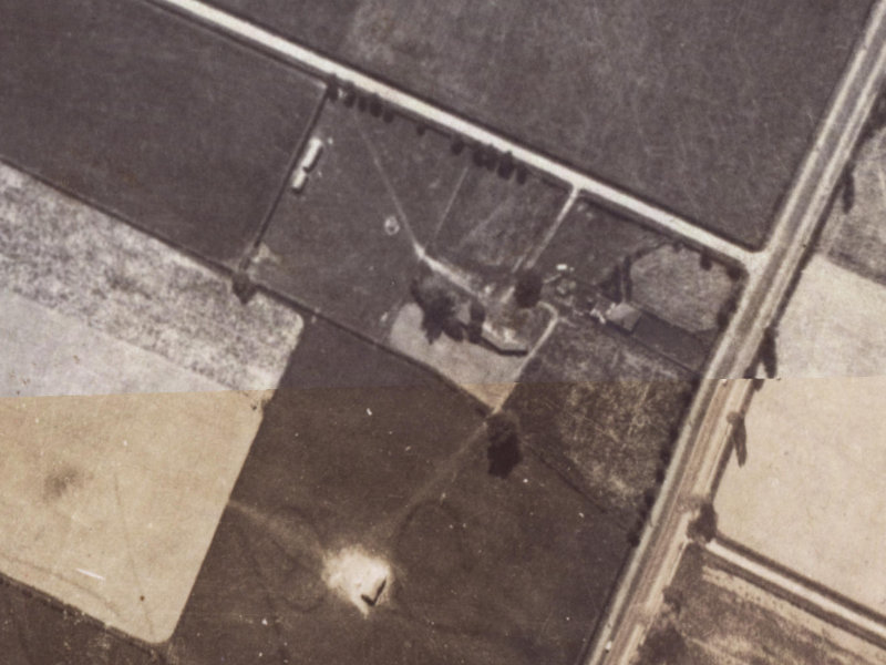 71 Ensign Street from the air, 1925-1929
