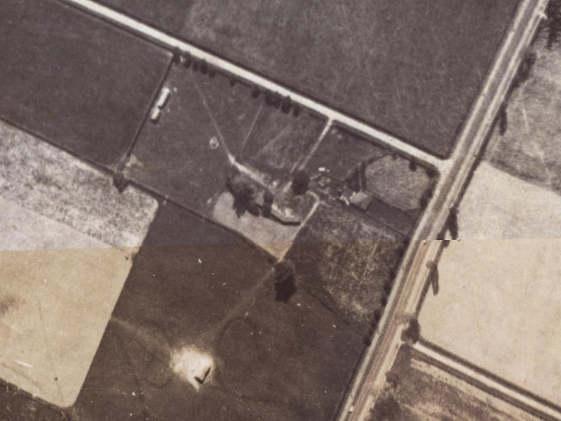 72 Ensign Street from the air, 1925-1929