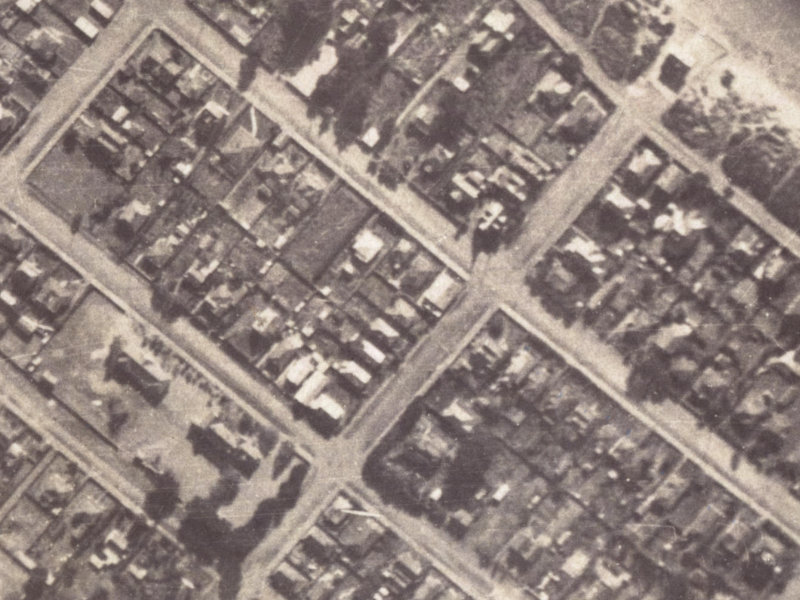 17A Wiggins Street from the air, 1925-1929