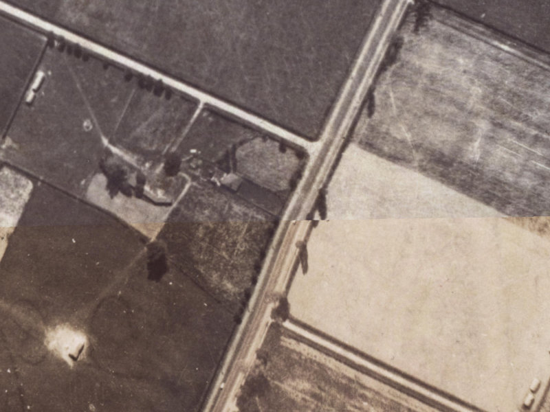 246 Halswell Road from the air, 1925-1929