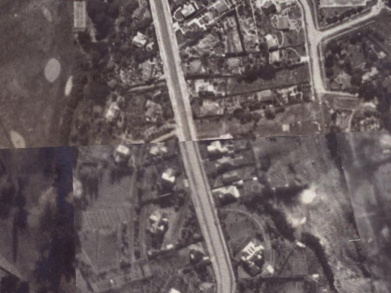 25 Hackthorne Road from the air, 1925-1929