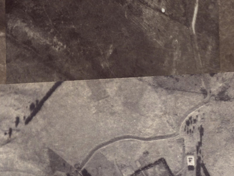 1–3 Holbank Lane from the air, 1925-1929