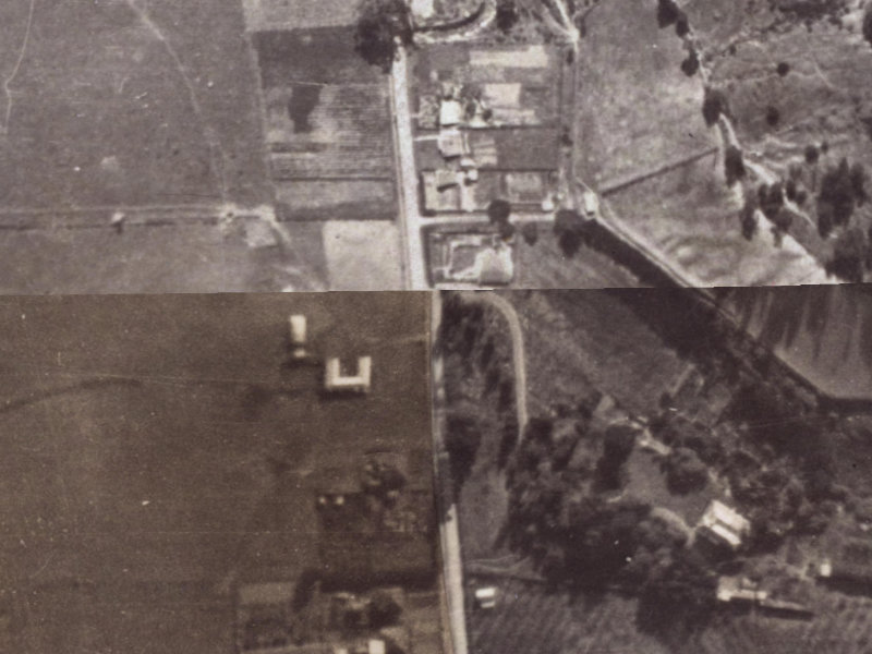 131 Bridle Path Road from the air, 1925-1929