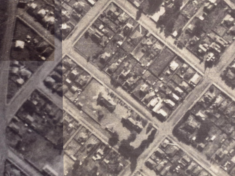 17B Wiggins Street from the air, 1925-1929