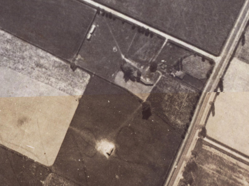 68 Ensign Street from the air, 1925-1929
