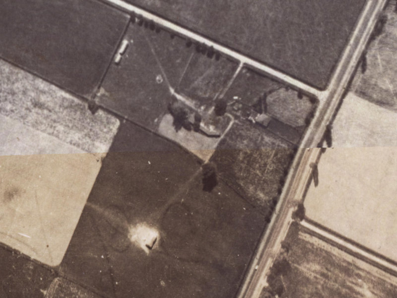 70 Ensign Street from the air, 1925-1929