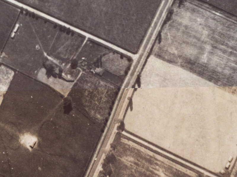 248 Halswell Road from the air, 1925-1929
