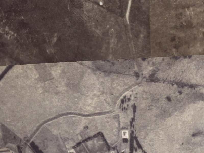 124 Huntsbury Avenue from the air, 1925-1929