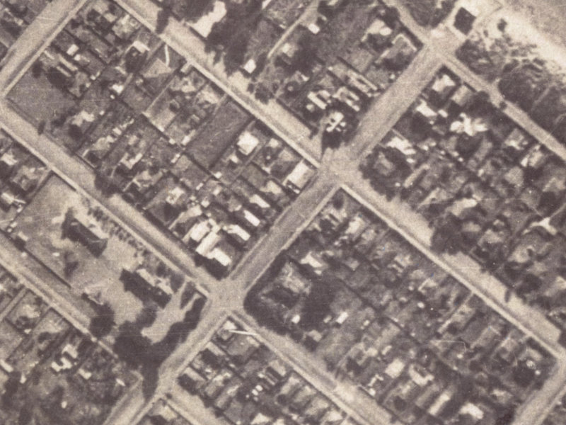 10 Hardwicke Street from the air, 1925-1929
