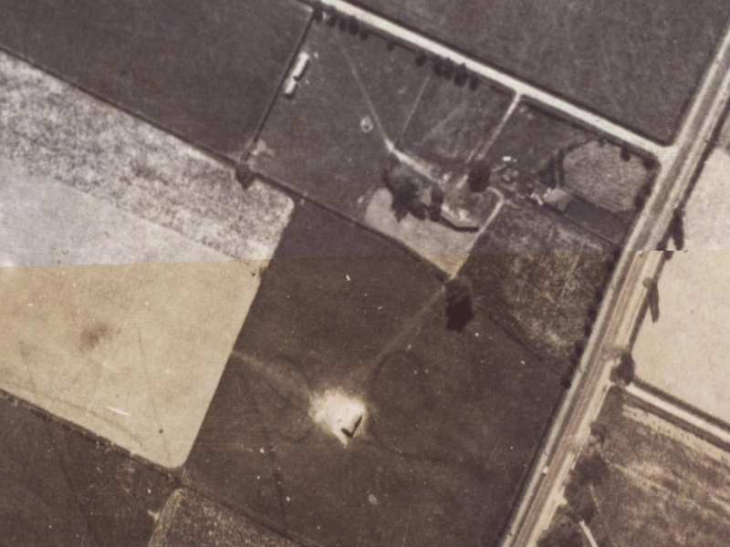 66 Ensign Street from the air, 1925-1929