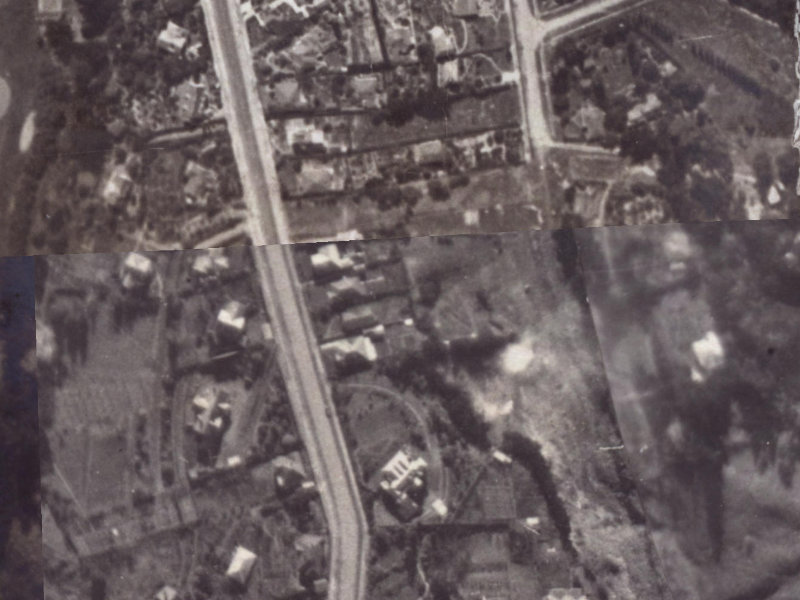 28A Valley Road from the air, 1925-1929