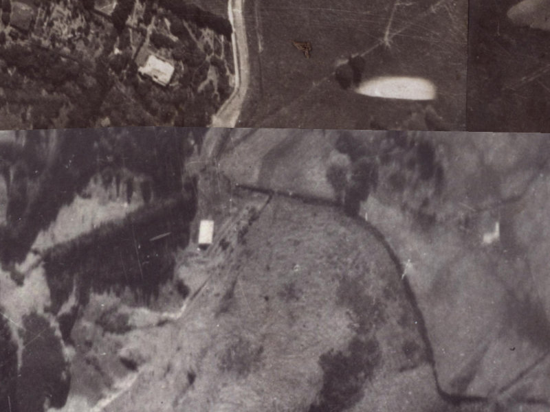 31-35 Rossmore Terrace from the air, 1925-1929