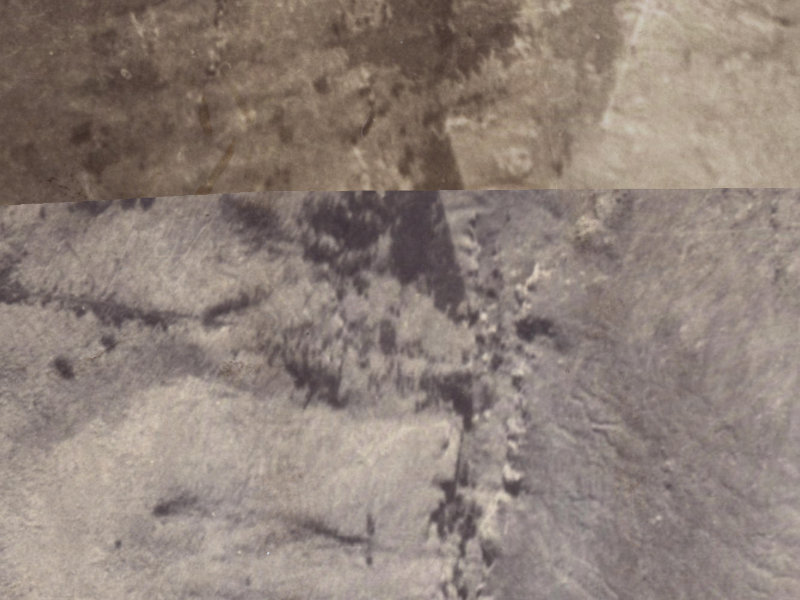 129 Huntsbury Avenue from the air, 1925-1929