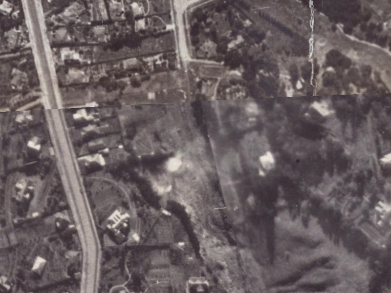 32 Valley Road from the air, 1925-1929