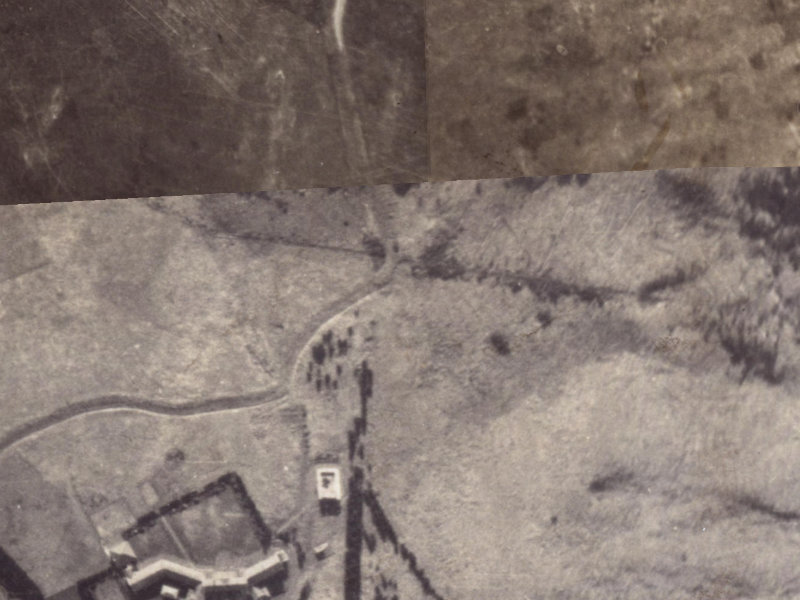 127 Huntsbury Avenue from the air, 1925-1929