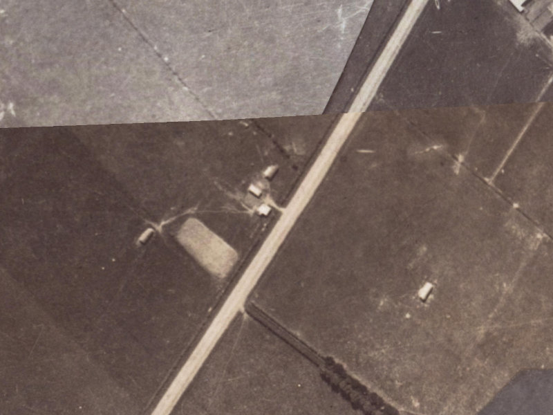 291-299 Sparks Road from the air, 1925-1929