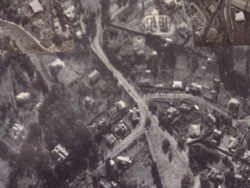 56 Dyers Pass Road from the air, 1925-1929
