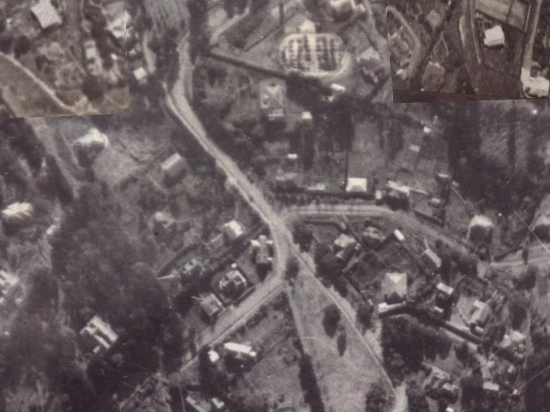 53 Dyers Pass Road from the air, 1925-1929