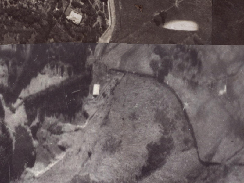 58 Rossmore Terrace from the air, 1925-1929
