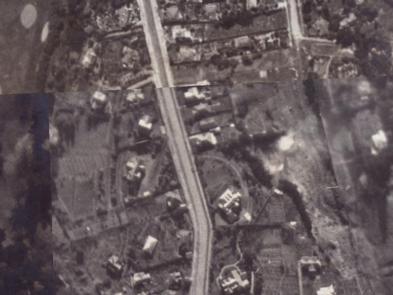 33 Hackthorne Road from the air, 1925-1929