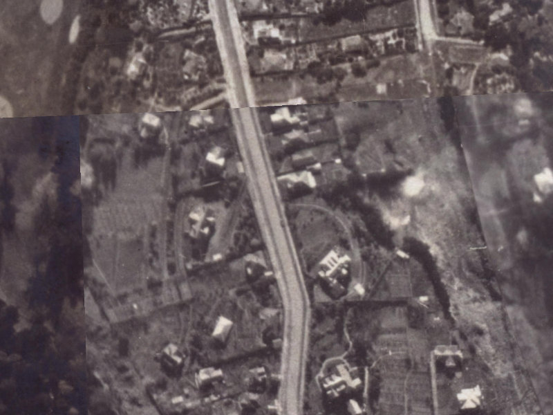 35 Hackthorne Road from the air, 1925-1929