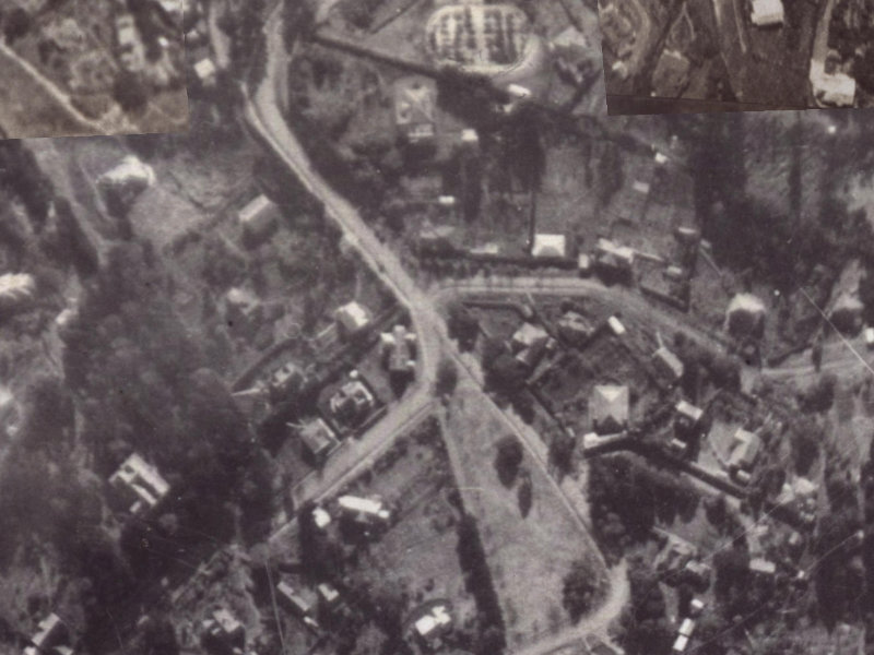 55 Dyers Pass Road from the air, 1925-1929