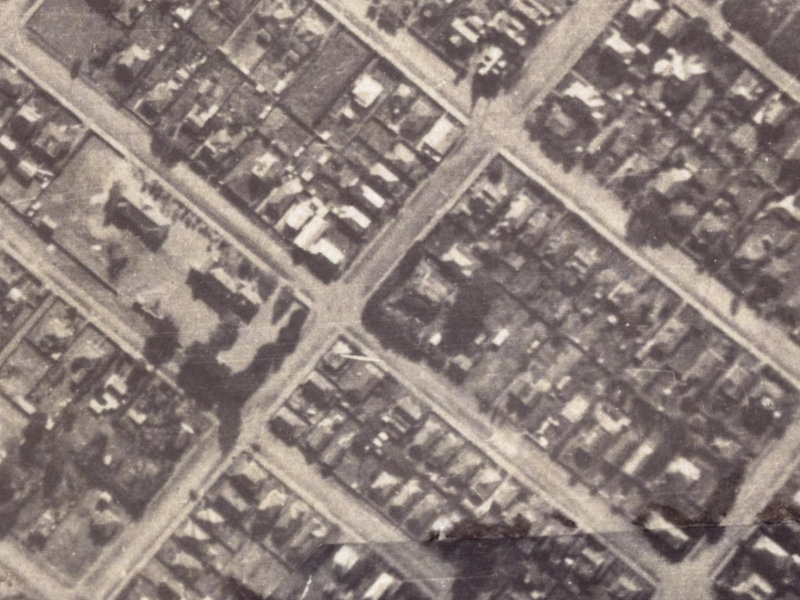 30 Wiggins Street from the air, 1925-1929