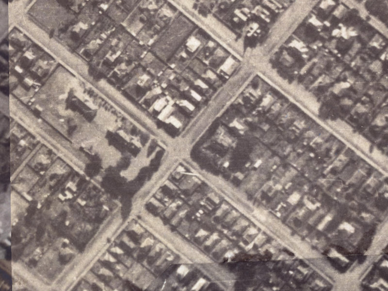 33 Wiggins Street from the air, 1925-1929