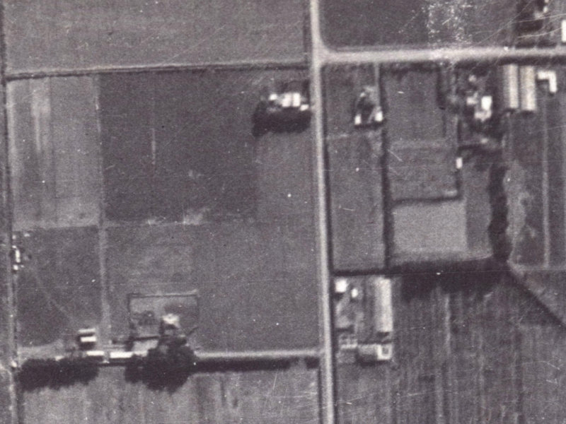 8 Horotane Valley Road from the air, 1925-1929
