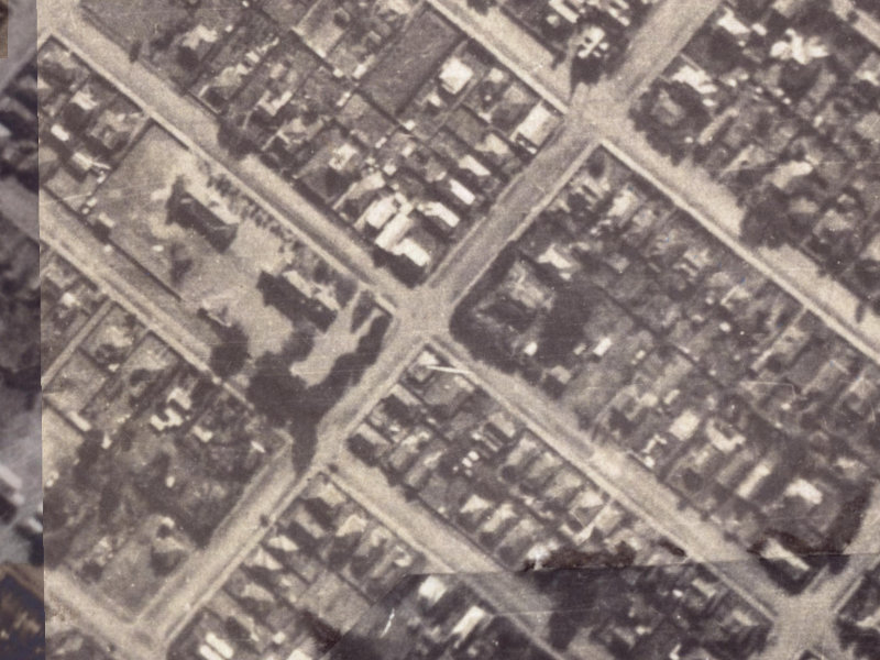 42 Wiggins Street from the air, 1925-1929