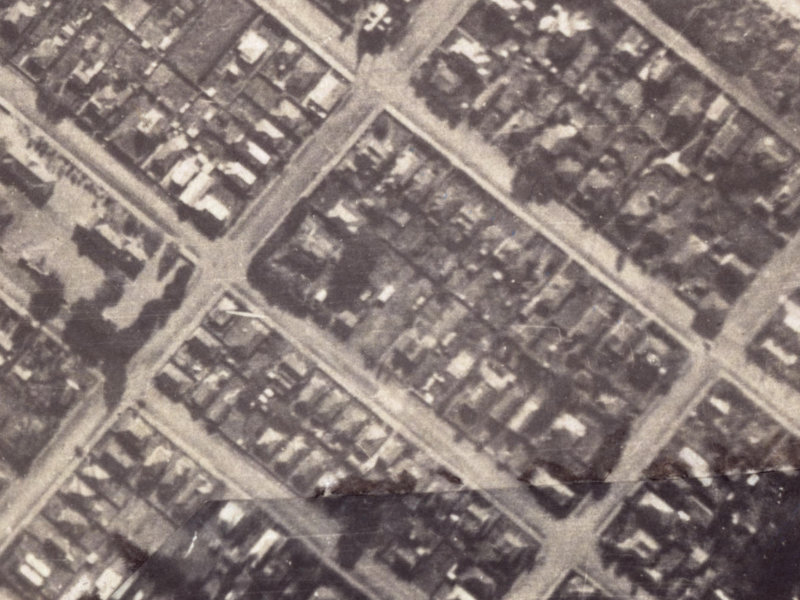 37A Wiggins Street from the air, 1925-1929