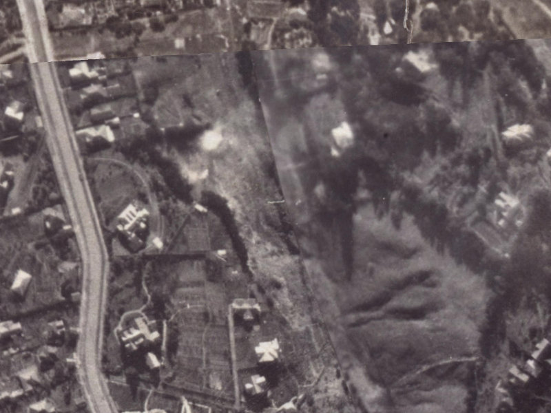 40 Valley Road from the air, 1925-1929