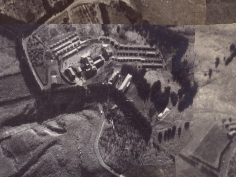 Trecastle Lane from the air, 1925-1929