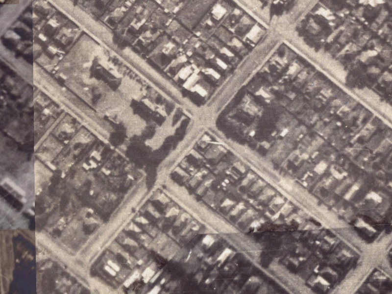 17 Hardwicke Street from the air, 1925-1929