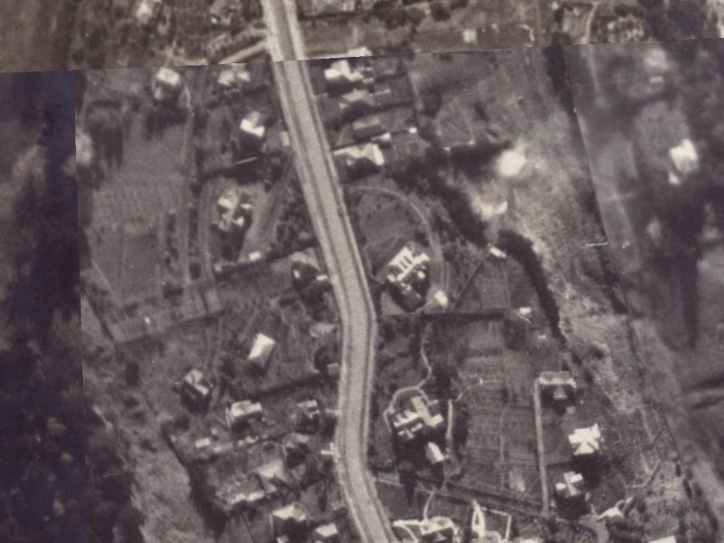34 Hackthorne Road from the air, 1925-1929