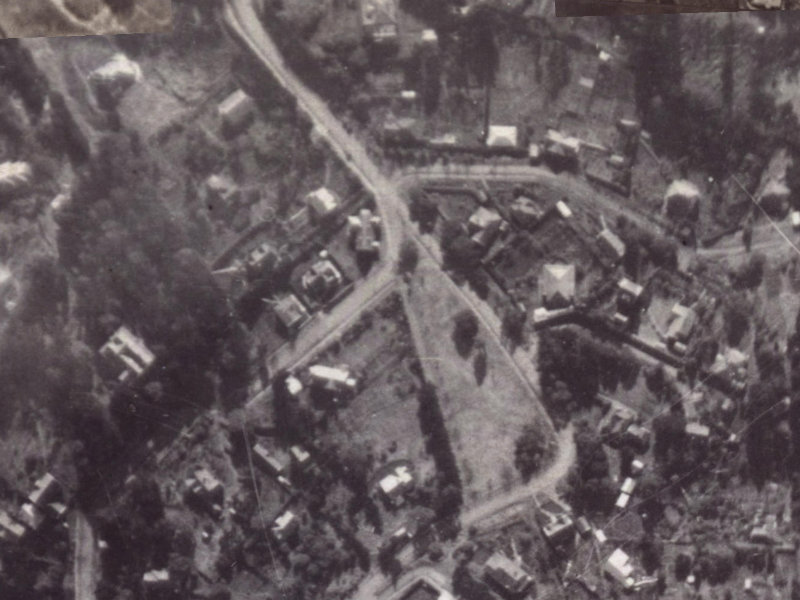 60 Dyers Pass Road from the air, 1925-1929