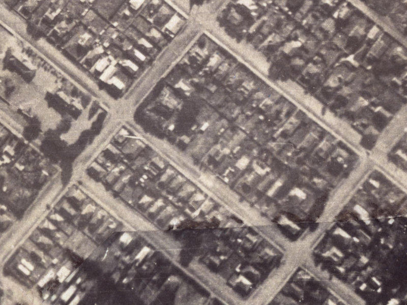 37 Wiggins Street from the air, 1925-1929