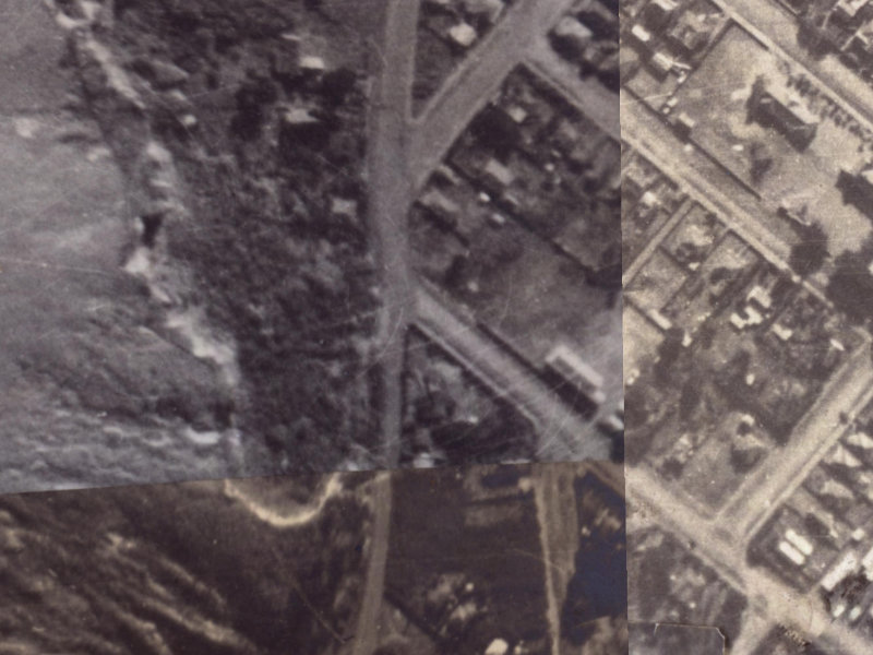 2 Colenso Street from the air, 1925-1929