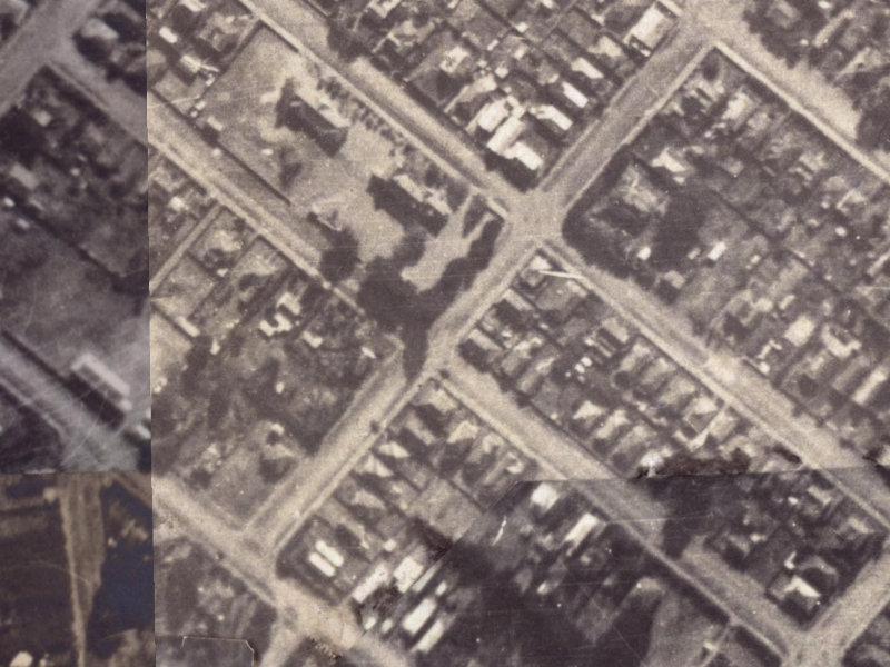 21 Hardwicke Street from the air, 1925-1929