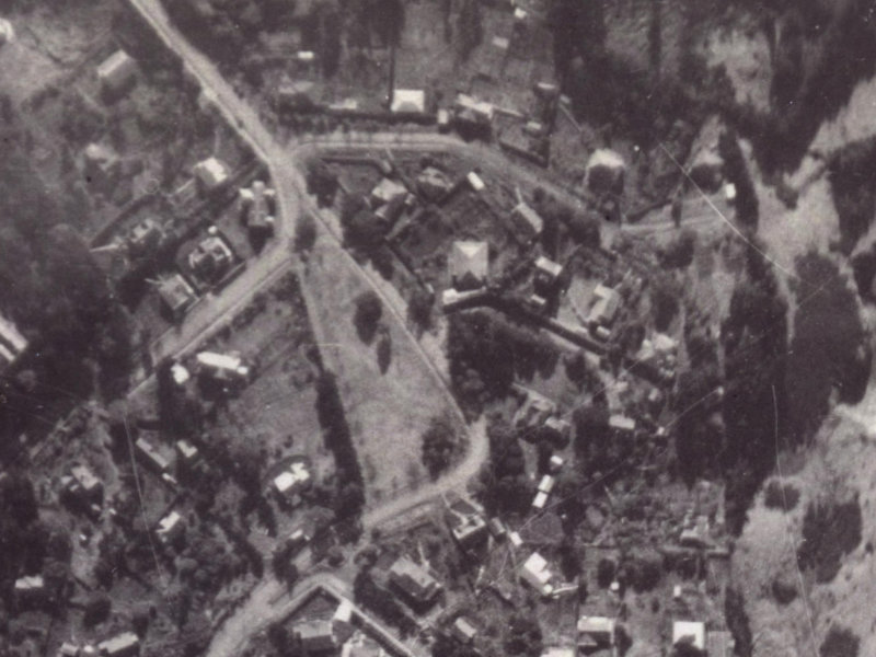 61 Dyers Pass Road from the air, 1925-1929