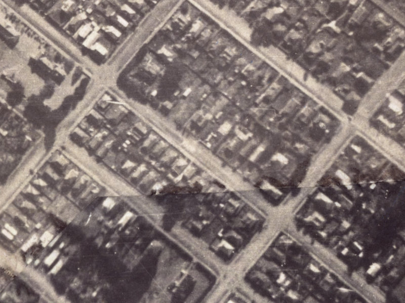 45 Wiggins Street from the air, 1925-1929