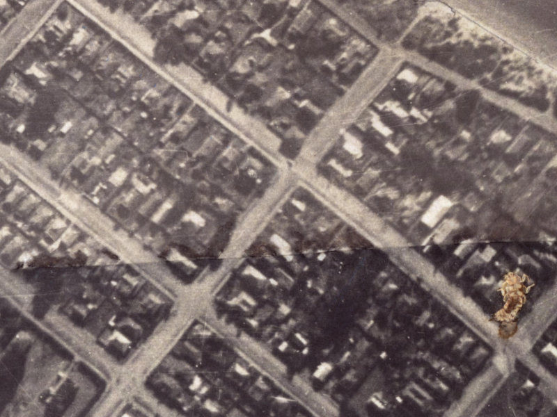 106 Nayland Street from the air, 1925-1929