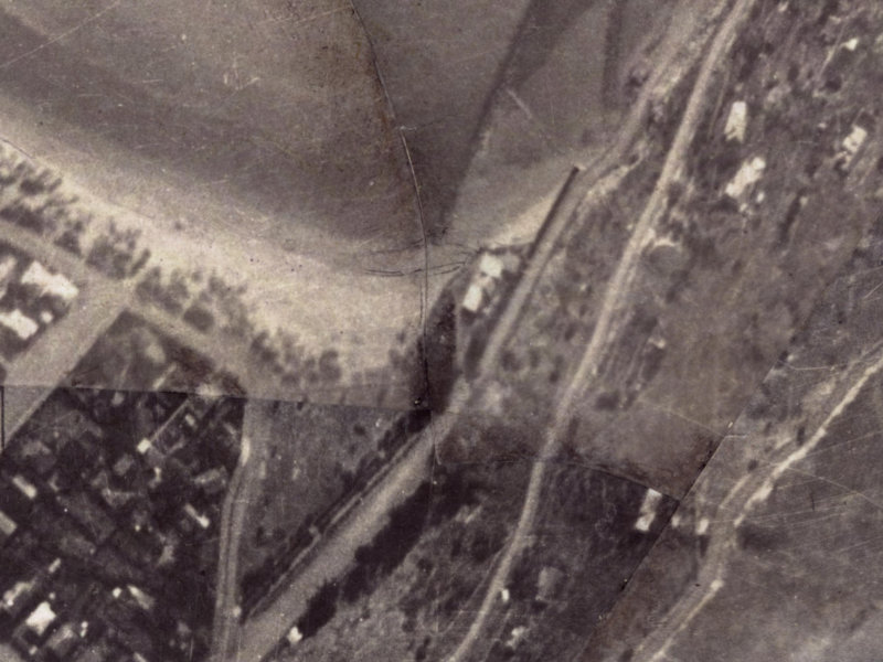 Scarborough Road from the air, 1925-1929