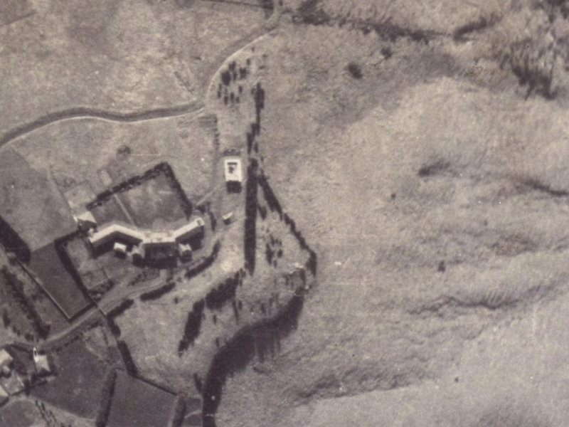 141 Huntsbury Avenue from the air, 1925-1929