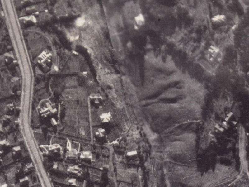 42B Valley Road from the air, 1925-1929